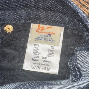 COH Women's Dark Jeans low waist bootcut belly stretch size 25 thumbnail 6