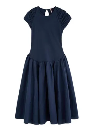 Free People Afternoon Elegance Midi Dress Blue Size Medium NWOT thumbnail 2