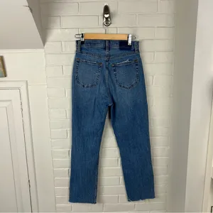 Abercrombie + Fitch Curve Love Ankle Straight Ultra High Rise Jeans Size 27/4 thumbnail 10