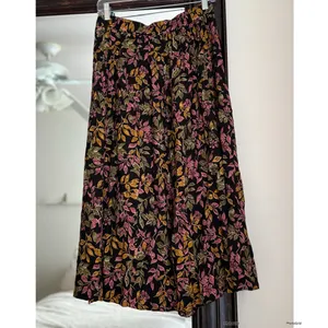 Vintage Sag Harbor Floral Print Midi Skirt Size Medium thumbnail 3