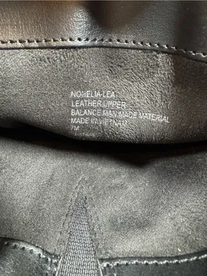 Nordstrom Helia Black Leather Tall Boot Size 7 fall autumn classic READ thumbnail 6