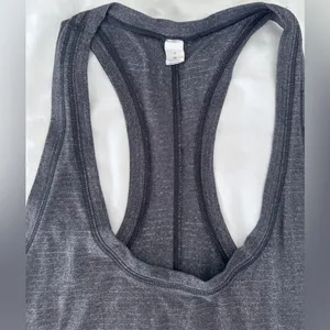 Lululemon Tie It Up Singlet - Heathered Black - 4 thumbnail 13