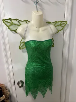 Tinkerbell festival cosplay dress and wings thumbnail 3