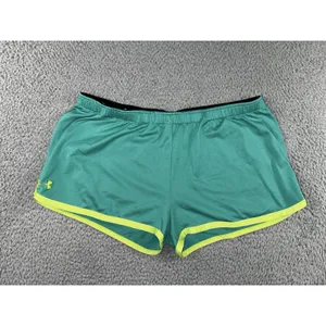 Under Armour Running Shorts‎ Women Medium Elastic Waist Outdoor Athletic 2'' thumbnail 11