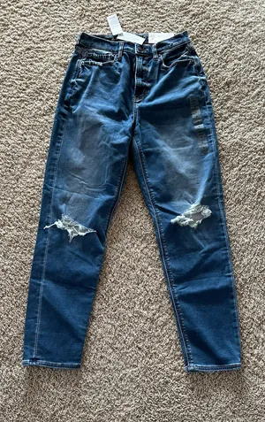 American Eagle Soft Knit Mom Jeans thumbnail 1