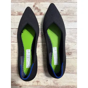 Rothy's The Point Flats Slip-On Women's Size 9 Black Washable Comfy Comfort thumbnail 6