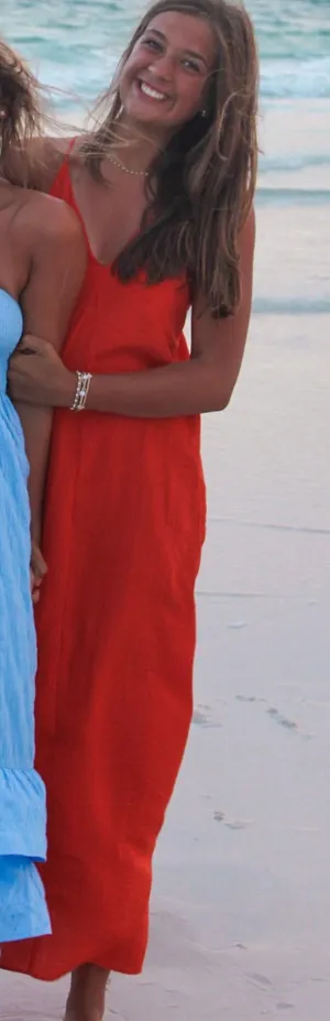 H&M Red/orange dress thumbnail 1