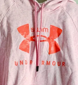 UNDER ARMOUR Swim Embroidered Hoodie Pink L thumbnail 2