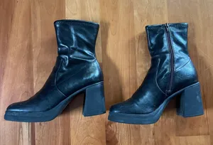 Steve Madden Klayton Black Boots thumbnail 2