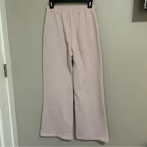 Abercrombie & Fitch Lounge Light Pink Wide Leg Sweatpants Women’s Size Small thumbnail 7