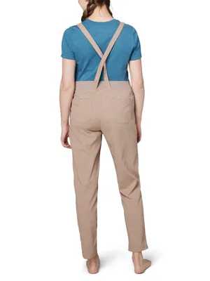 Flylow LIFE BIB overalls size medium in chai thumbnail 2