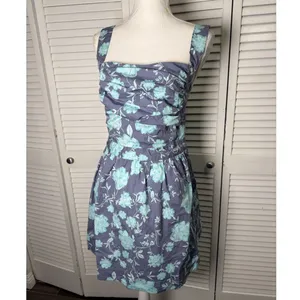 Free People Women's Meet Me In Maui Floral Printed Mini Dress Size Large NWT thumbnail 8