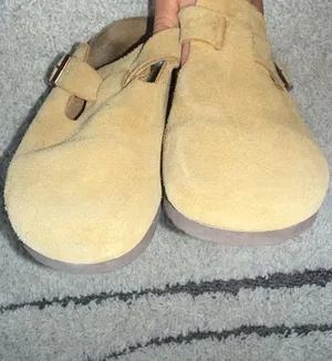 Birkenstock suede taupe clog slip on women’s 9 thumbnail 8