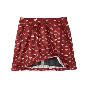 Title Nine Breakthrough Skort Sea Triangle Red Gorpcore Hiking Womens Large‎ thumbnail 2