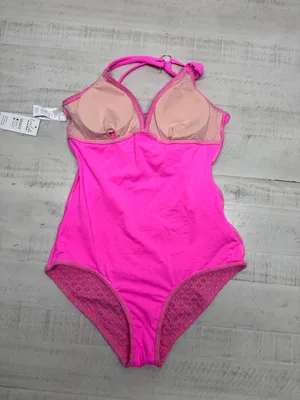 Cupshe Pink Plunge Ruched One Piece Swimsuit thumbnail 9