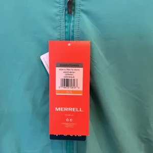Merrell MQM Ultralite Insulated Full Zip Jacket Ceramic Teal Small NWT JWS25168 thumbnail 3
