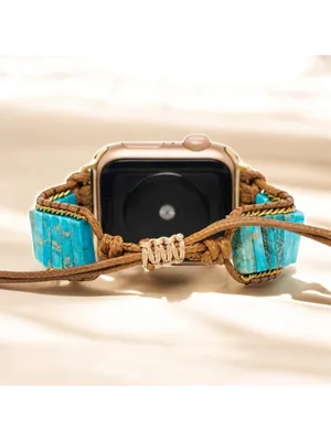 Cape Diablo Native Turquoise Protection Apple Watch Band Howlite Turquoise NWT thumbnail 4