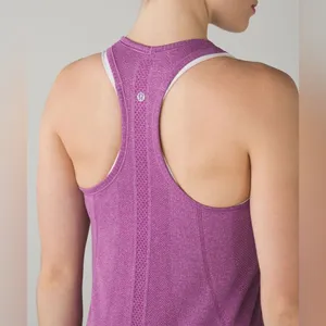 Lululemon Swiftly Tech Racerback in Heathered Regal Plum thumbnail 2
