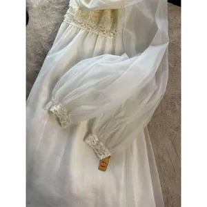 Olga Ivory Lace Nightgown Peignoir Set Size 34M Chemise Vintage, Lace, Wedding thumbnail 10