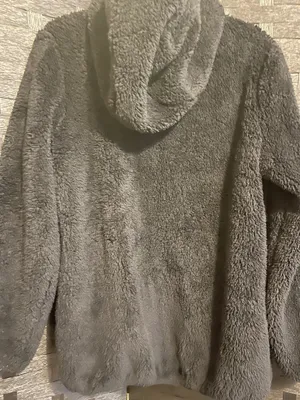 Reebok Unisex Lightweight Fleece Jacket Black Size LG Hoodie Sherpa Full Zip thumbnail 10