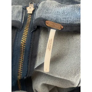 FREE PEOPLE Modern Femme Denim Mini Jeans Skirt Size 2 Stretchy thumbnail 4