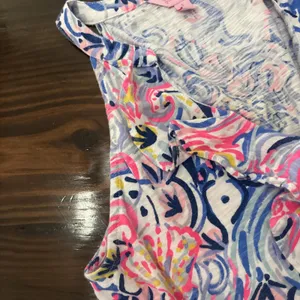 Lilly Pulitzer Women's Sleeveless Dress Ruffle Casual Classic Small thumbnail 5