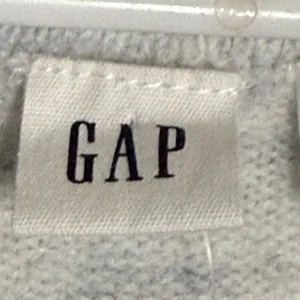 GAP Light Gray Off-the-Shoulder Sweater thumbnail 4