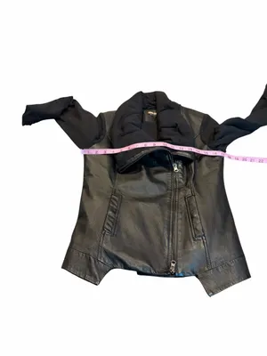 TALIA HANCOCK leather jacket Black thumbnail 3