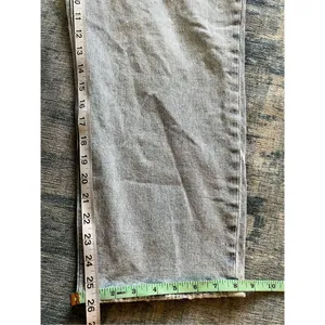 Abercrombie & Fitch Light Wash The Ankle Straight Ultra High Rise 34" / Size 18 thumbnail 5