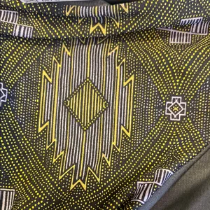 L*Space Army Green and Gold Geometric Patterned Bikini Set thumbnail 4