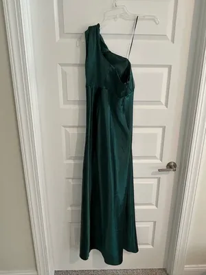 Birdy Grey Kira Satin Dress Emerald Green Size M thumbnail 10