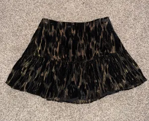 DO+BE Black and gold mini skirt thumbnail 1