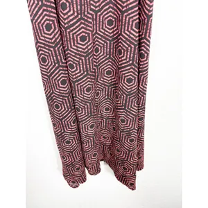 Urban Outfitters Veronica Midi Dress Size XS Ruched Geometric Smocked Back thumbnail 11