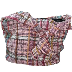 Handmade Metallic Embroidered Festival Bucket Shoulder Bag thumbnail 5