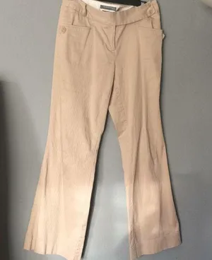 Hillard & Hanson Vintage Size 6 tall boot cut tan pants for women thumbnail 1