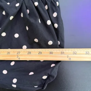 ASOS Polka Dot Ruched Mini Dress Sweetheart Neck Puff Sleeve Womens 4 Black Party thumbnail 10