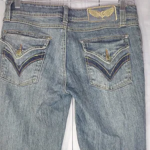 Rocawear Y2K 90's Denim Capri Size 11 thumbnail 13