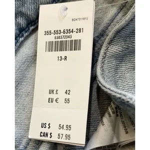 Hollister Womens 13R Curvy Low-Rise Dad Jean Light Blue Distressed‎ Stretch NEW thumbnail 7