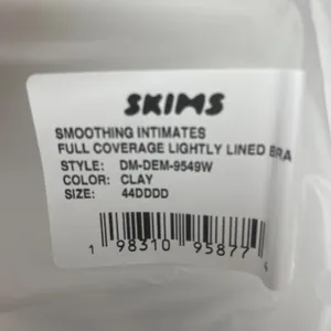 Skims 44DDDD Beige Smoothing Full Coverage Lightly Lined Bra Clay Underwire 44G‎ thumbnail 4