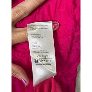 Anthropologie Strapless Knit Midi Dress Wedding Guest Coquette‎ Pink Large thumbnail 9