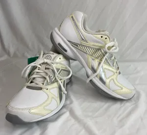 NEW‎ Reebok women's white cream simplytone lace up play dry sneakers shoes 7 thumbnail 1