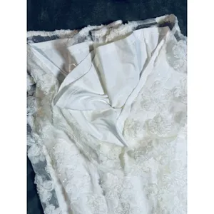 NWOT Lulus Medium‎ Delightful Charisma White Embroidered Sequin Mesh Midi Dress thumbnail 4