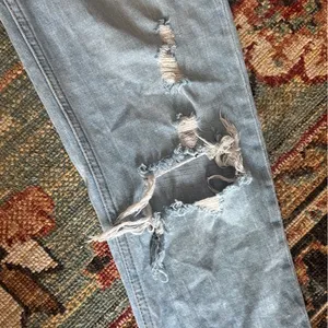Abercrombie & Fitch Curve Love Ultra High Rise The Ankle Straight Jeans thumbnail 10