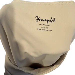 YoungLA Beige Fitted Cropped Tank Top Medium thumbnail 7