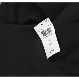 Connected Apparel Petite Long Sheer-Sleeve Applique Dress TLB37170P1 Black 4P thumbnail 3
