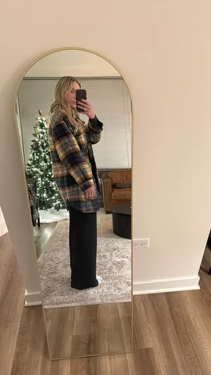 Topshop Plaid Coat  thumbnail 3