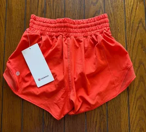 Lululemon Hotty Hot Short High Rise 2.5” Cherry Ember Size 2 NWT thumbnail 1
