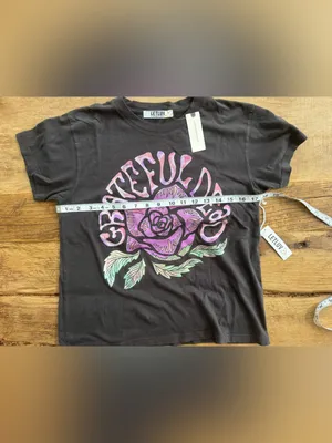 NWT Anthropologie Letluv Grateful Dead Graphic Tee ~ SOLD OUT ~ XXS thumbnail 7