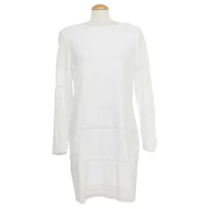RALPH LAUREN White Cotton Voile Floral Eyelet Dress Size 10, $55, B53 thumbnail 13