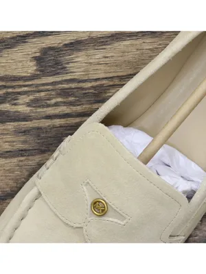 NWT Michael Michael Kors Womens Jennings Suede Loafer 40S6JNFP1S Khaki Brown 9M thumbnail 15